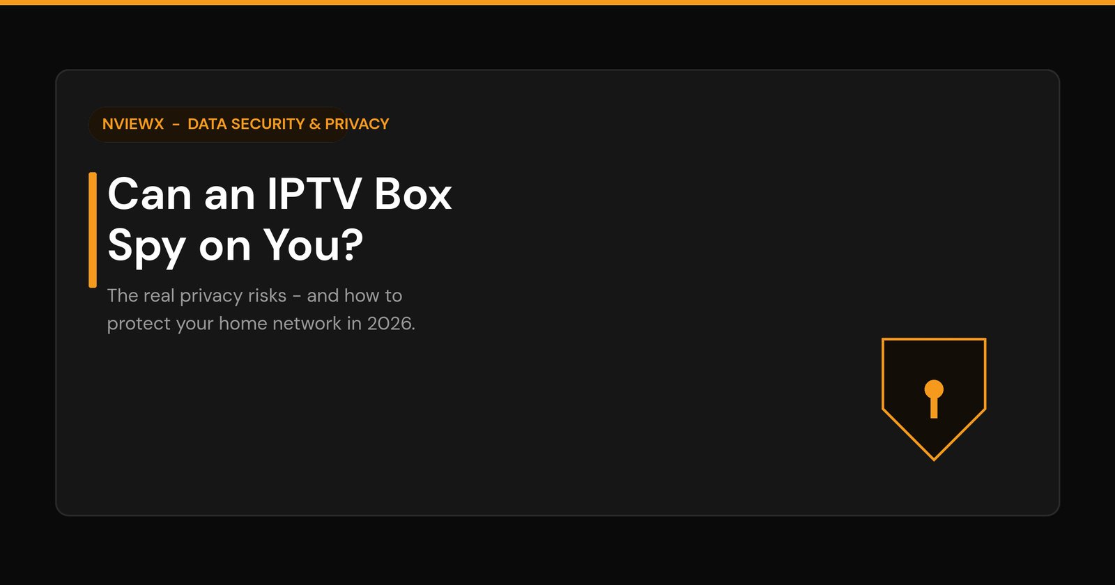 Can IPTV Box Spy on You? Can an IPTV box spy on you - Nviewx guide to IPTV box privacy and security risks