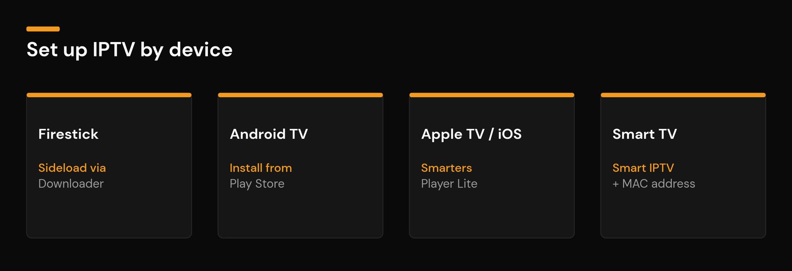 How to Set Up IPTV in 2026: Easy Step-by-Step Guide (Any Device) Set up IPTV by device: Firestick, Android TV, Apple TV and smart TV